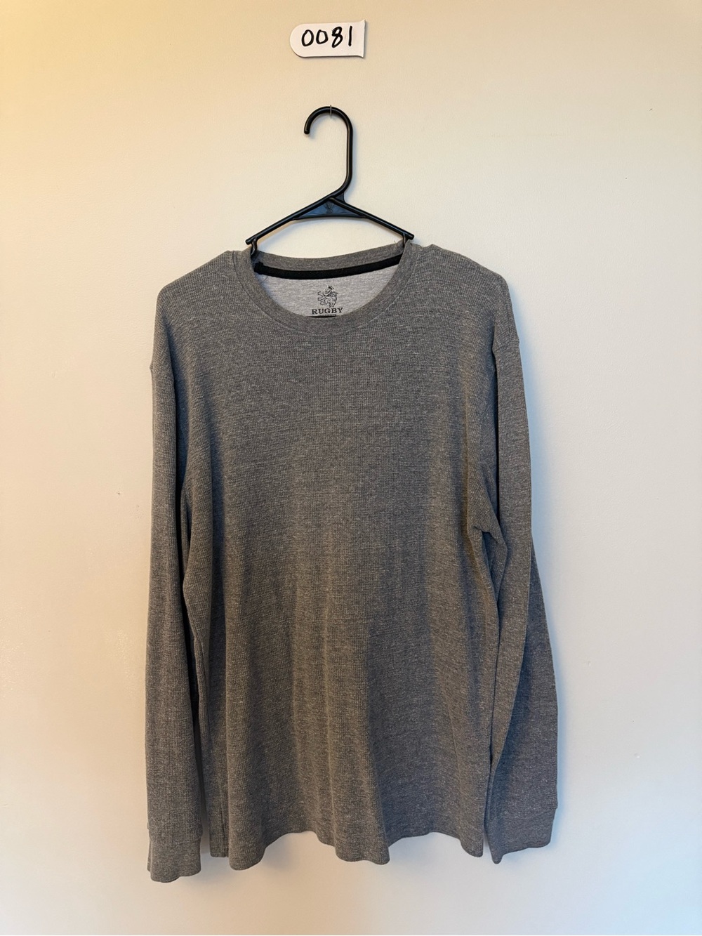 Rugby Men's Crewneck Sweater - Gray